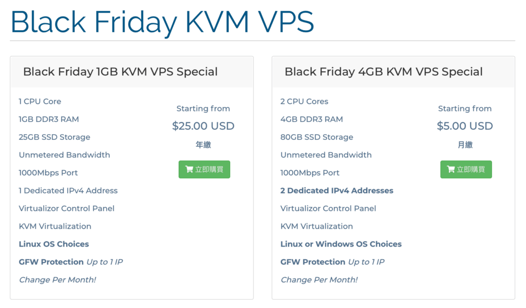 Los Angeles VPS Black Friday KVM VPS