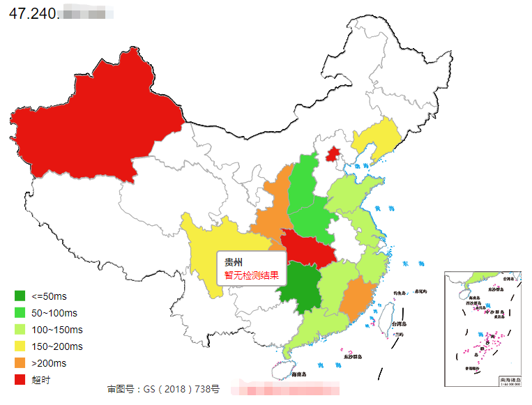 阿里云香港轻应用服务器全国ping值