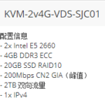 Rabbithosts KVM-2v4G-VDS-SJC01