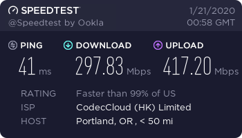 死海互联 SpeedTest