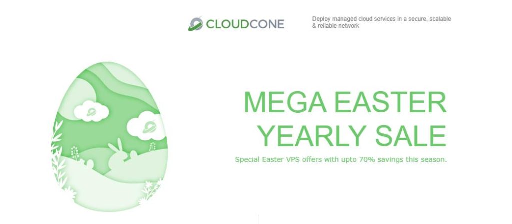 CloudCone 复活节促销