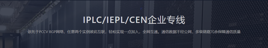 IPLC/IEPL/CEN企业专线