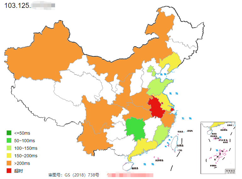 VPSServer 新加坡VPS全国ping