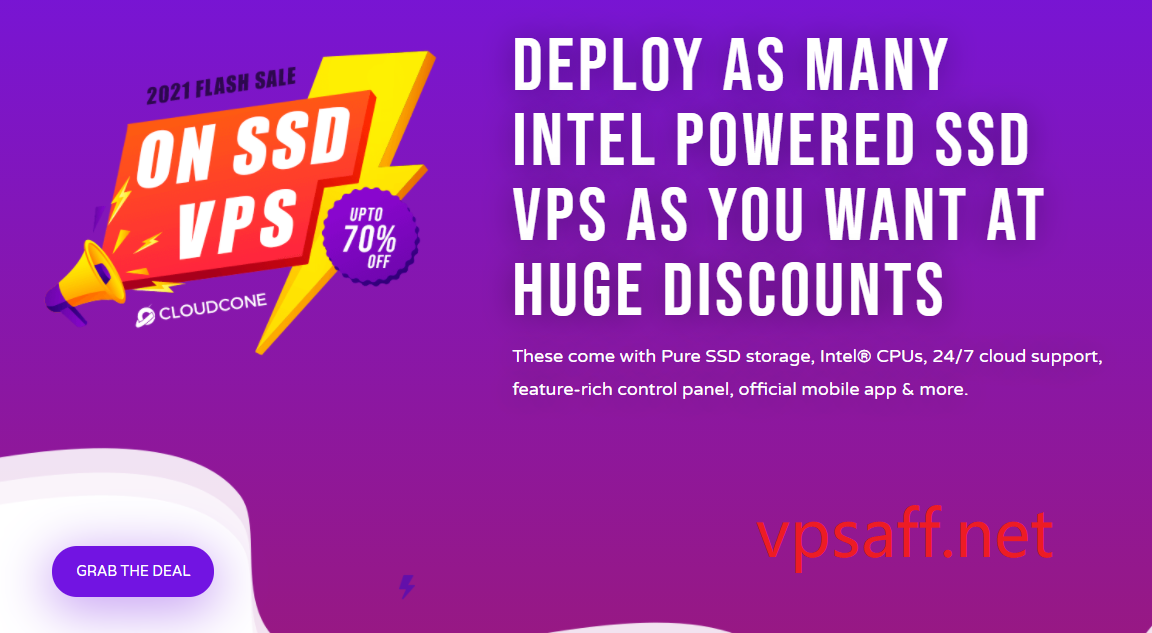 Flash Yearly Offers | High IOPS RAID10 SSD with each High performance server, starting at $14.02/YR!