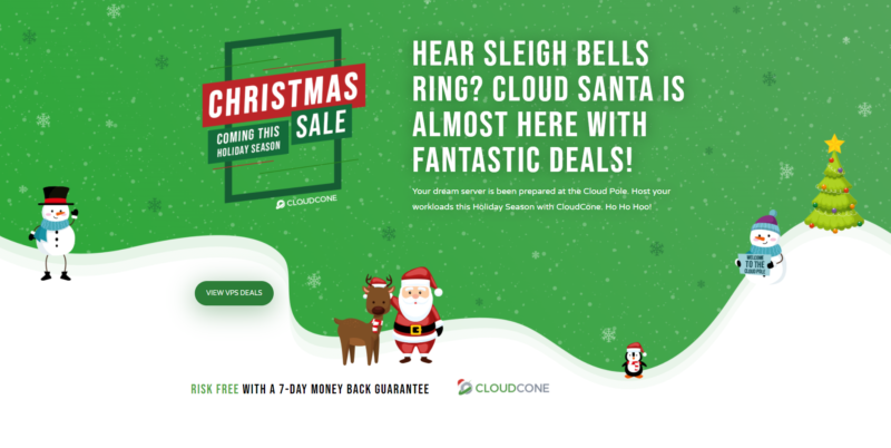 CloudCone 2021圣诞节促销