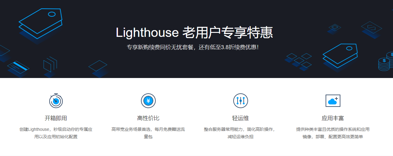 腾旭云 Lighthouse 老用户专享特惠