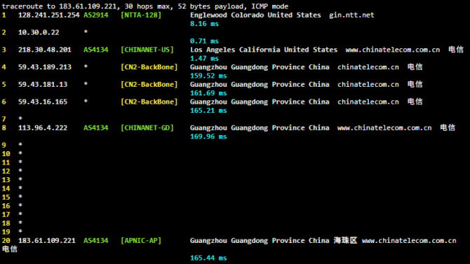 Lightlayer圣何塞优化网络VPS套餐回程广州电信路由