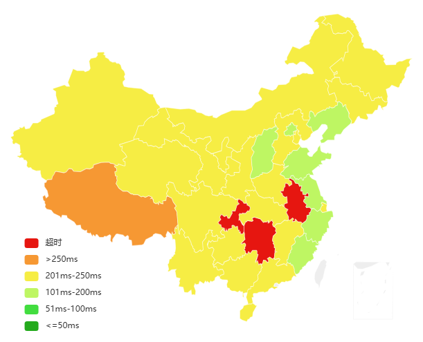六六云美西原生IP双ISP - NTT(新IP)VPS服务器中国移动ping延迟
