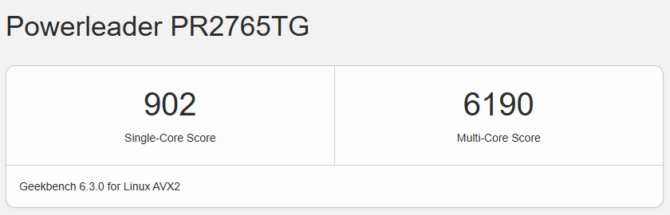 Mejiro香港E5独立服务器geekbench6测试