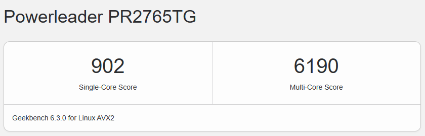 Mejiro香港E5独立服务器geekbench6测试