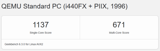 Evoxt新上韩国KT线路VPS服务器geekbench6测试