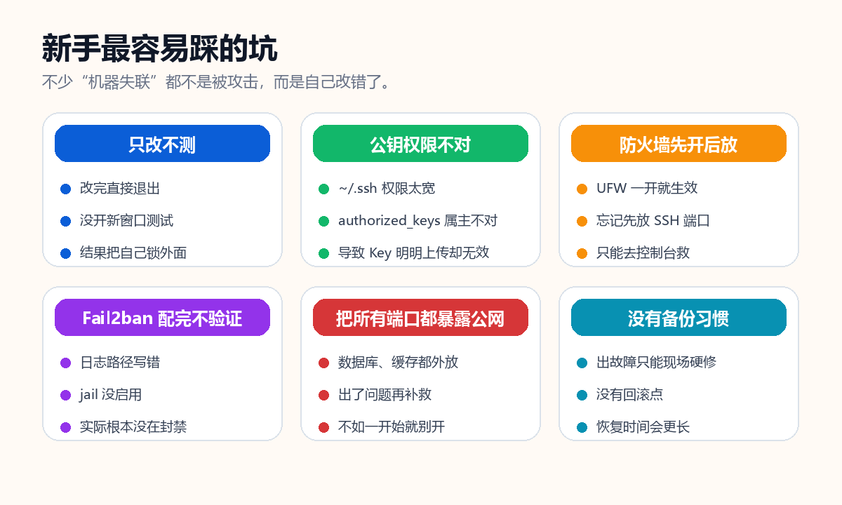VPS 安全设置常见错误